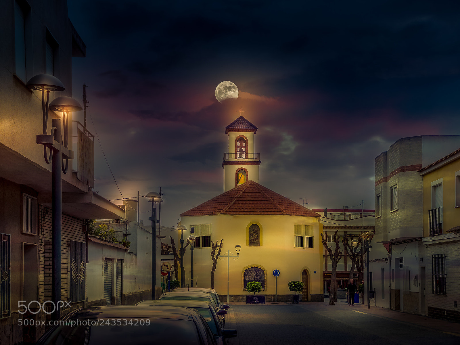 Sony a7R II sample photo. Moon over los alc photography