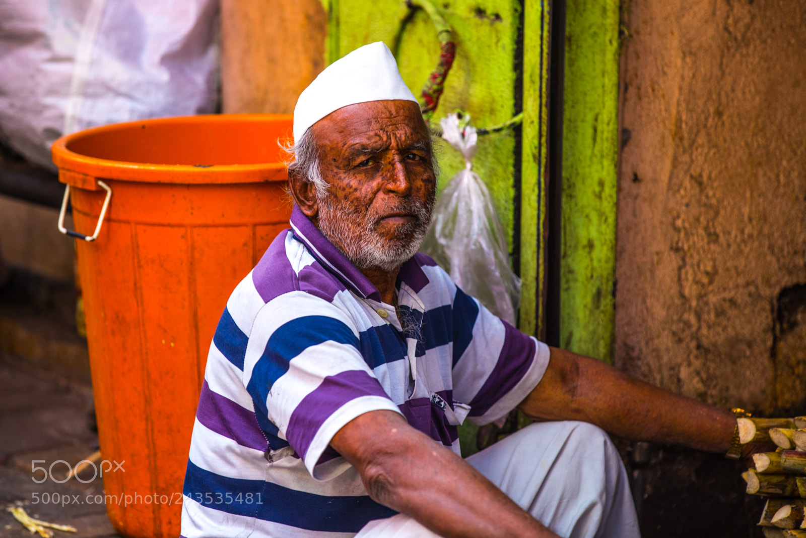 Canon EOS-1D X Mark II sample photo. A colourful face photography