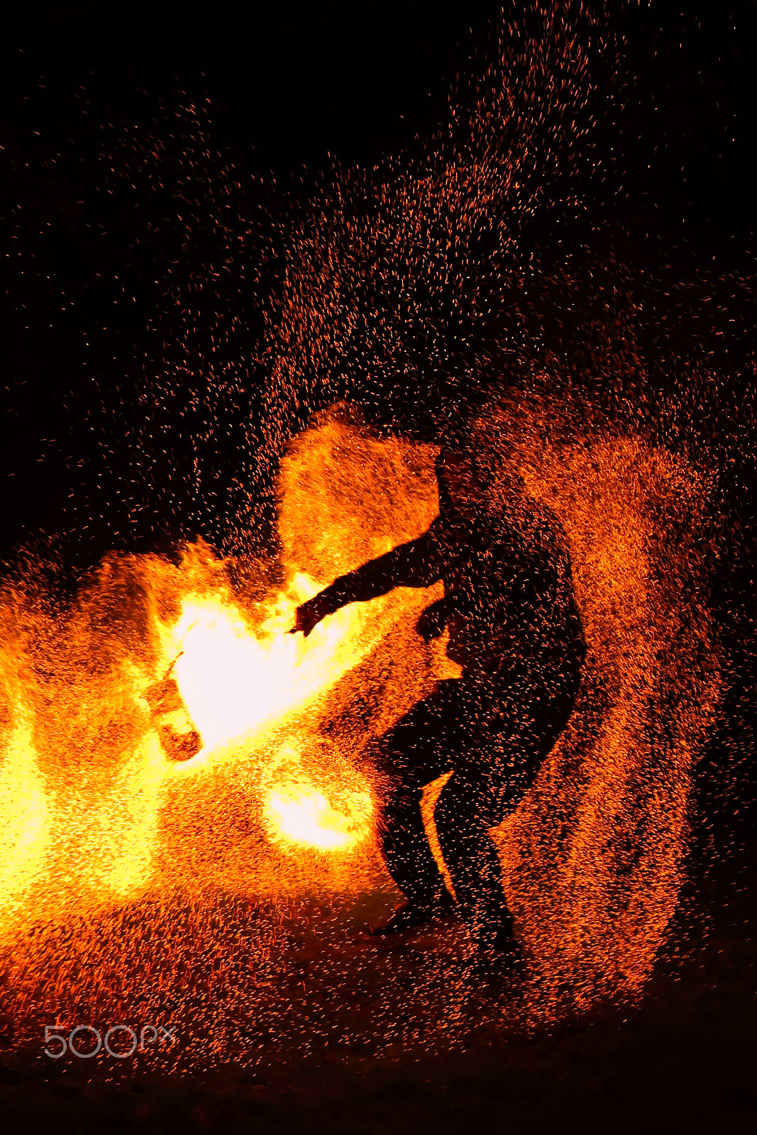 Canon EF-S 17-55mm F2.8 IS USM sample photo. Fire play photography