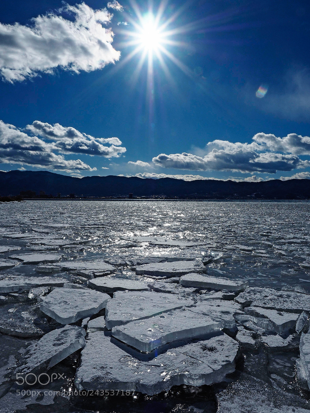 Olympus OM-D E-M5 II sample photo. Ice road on the photography