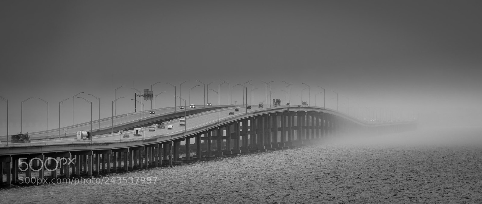 Sony a9 sample photo. Fog over the bay photography