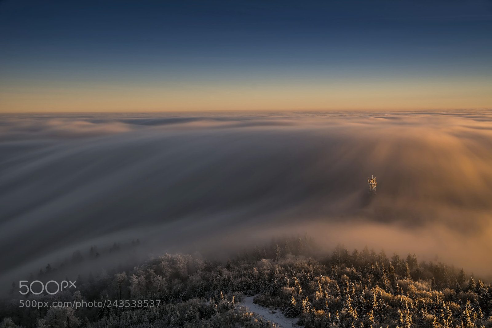 Nikon D7100 sample photo. Evening inversion photography