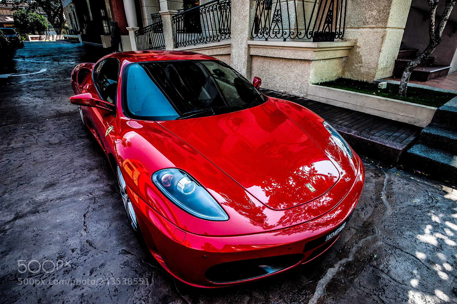 Nikon D3 sample photo. A ferrari photography