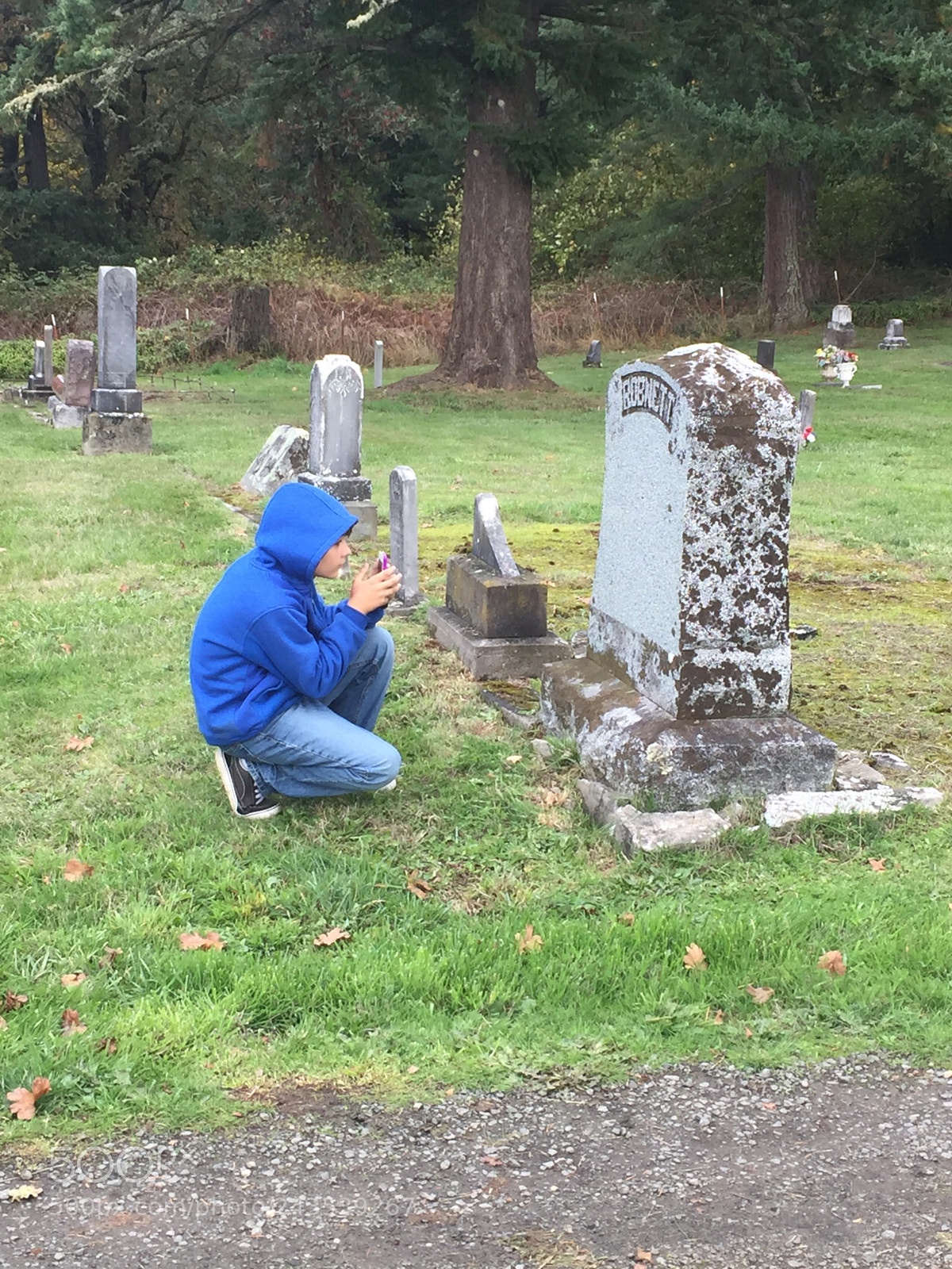 Apple iPhone 6 sample photo. Cemetery in brownsville oregon photography