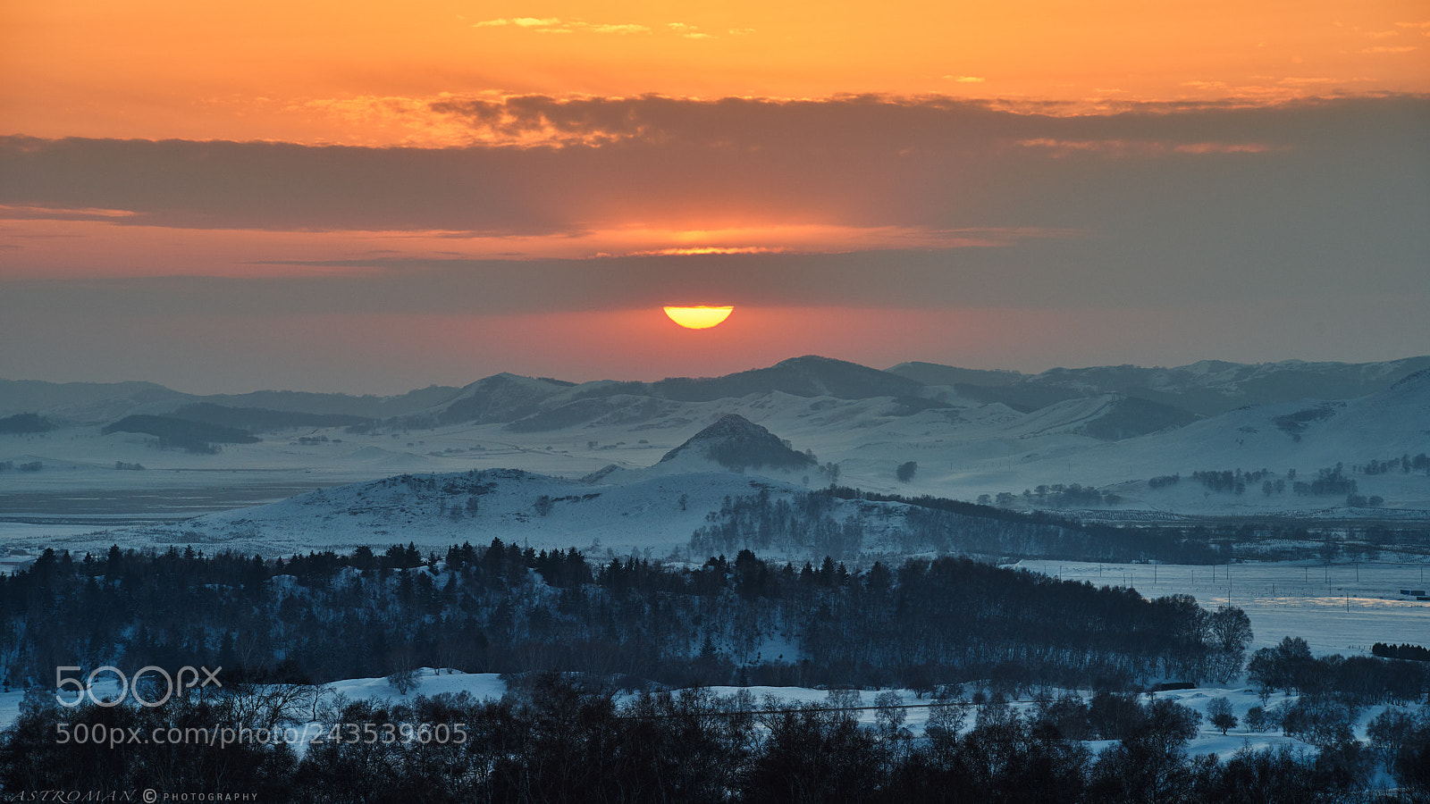Pentax K-1 sample photo. Mountain sunset photography