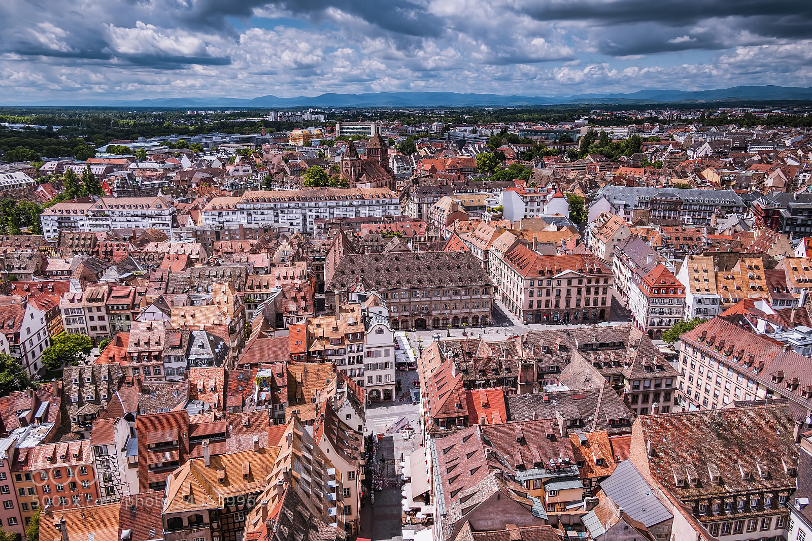 Panasonic Lumix DMC-LX10 (Lumix DMC-LX15) sample photo. View of strasbourg cityscape photography