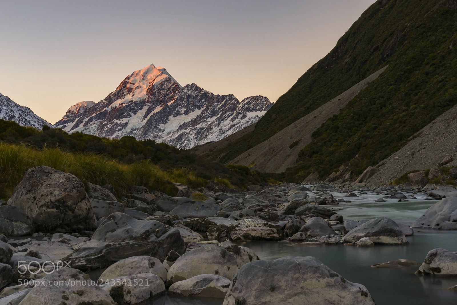 Sony a7R sample photo. Mount cook sunset taken photography