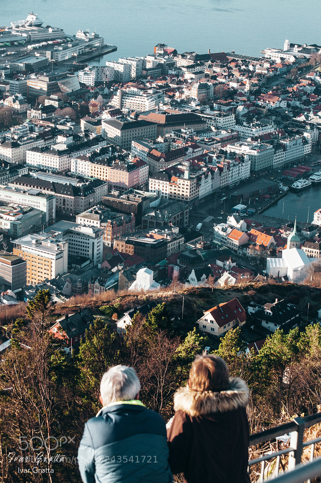 Nikon D5000 sample photo. View from fløyen. photography