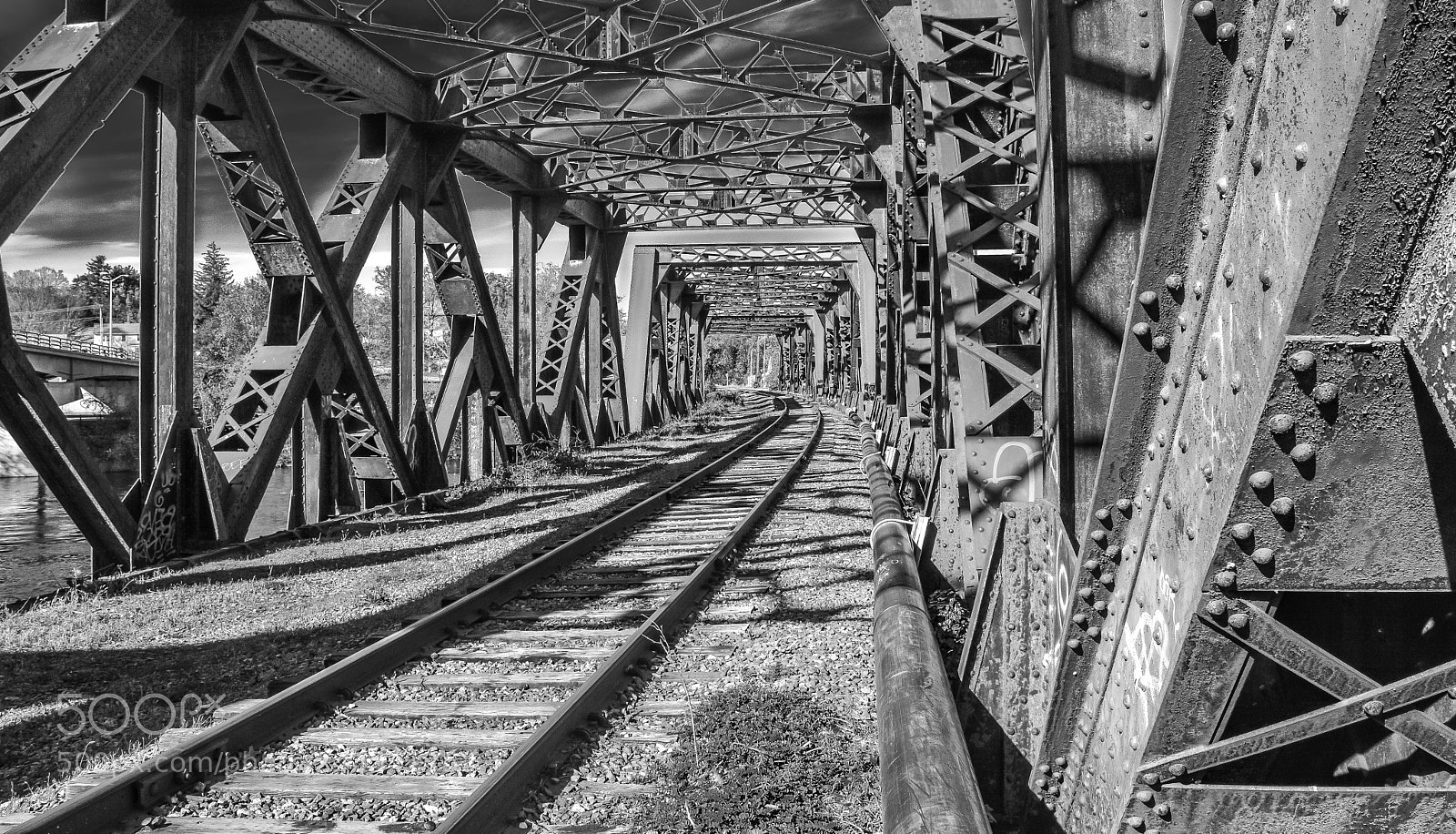 Nikon D7200 sample photo. Pembroke train bridge photography
