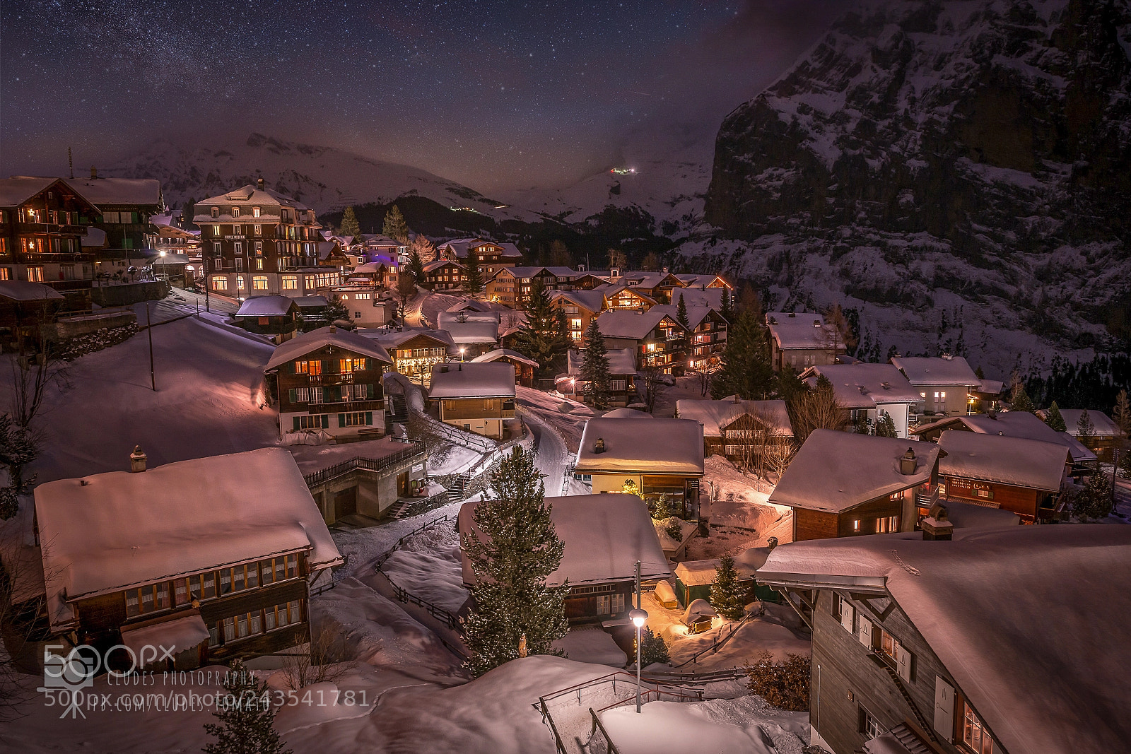 Nikon D800 sample photo. Mürren photography