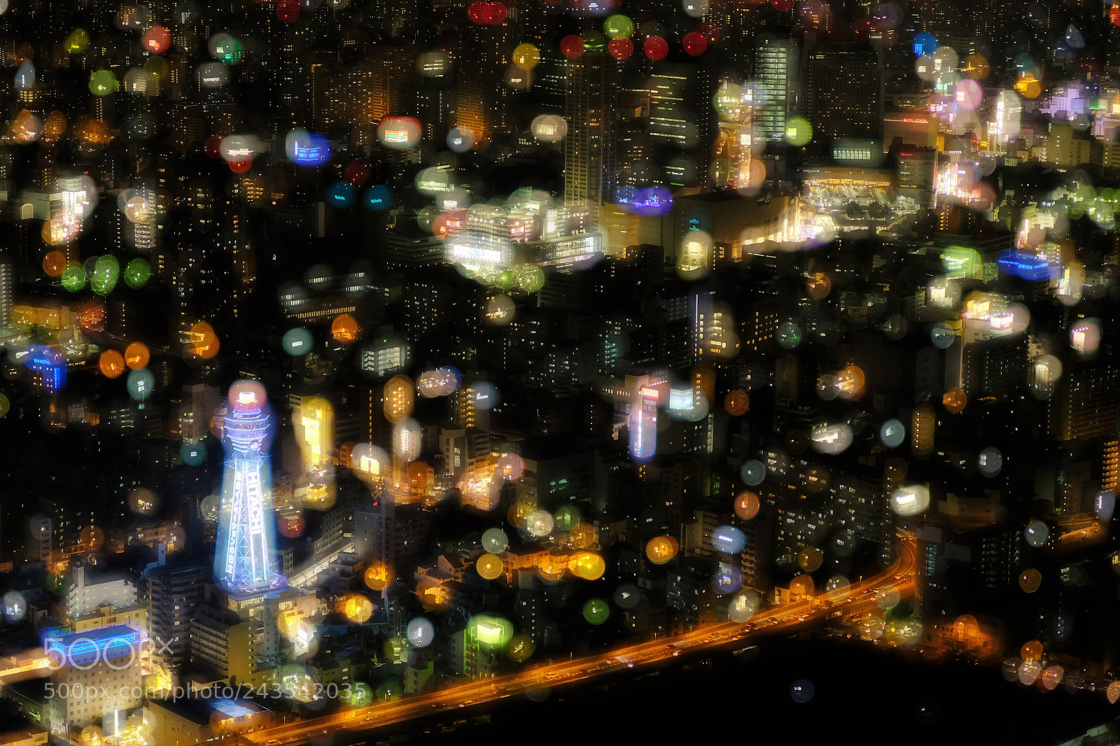 Fujifilm X-T2 sample photo. Osaka night photography