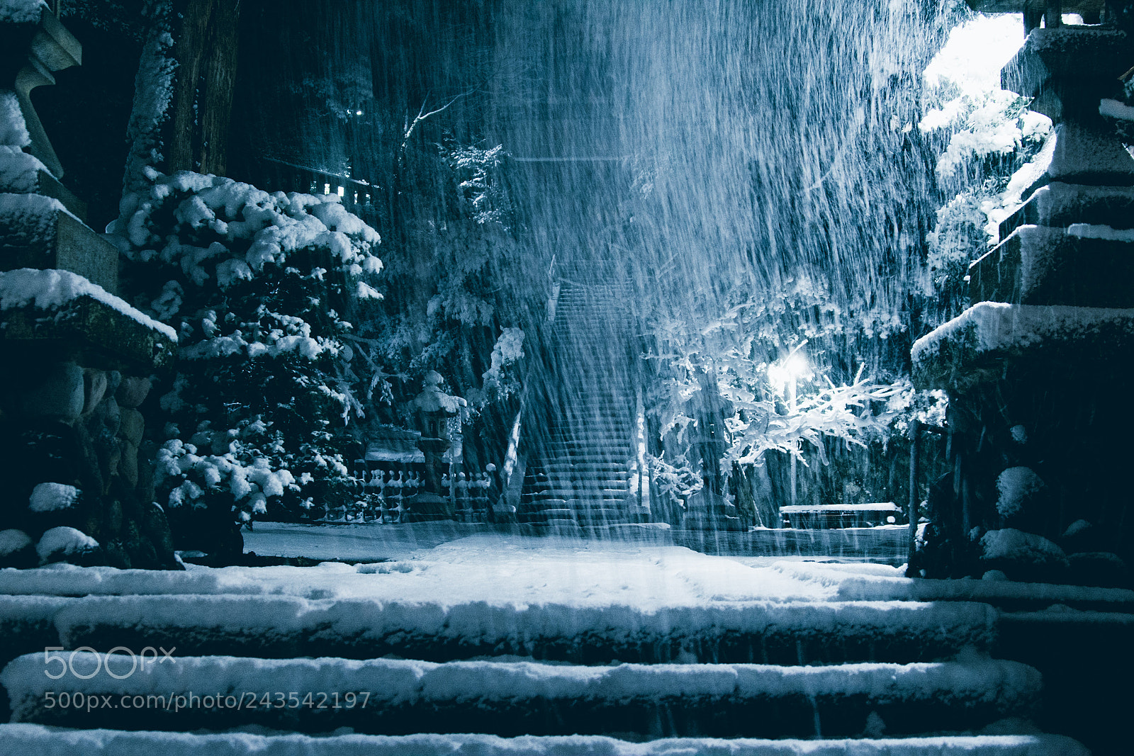 Nikon D7200 sample photo. Snow falling from the photography