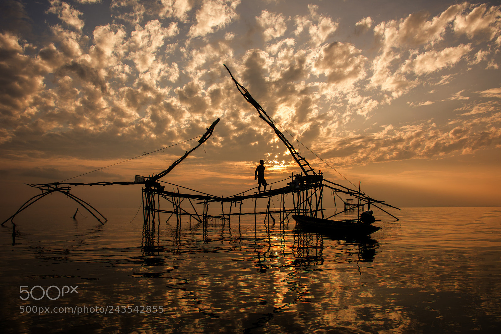 Nikon D7100 sample photo. Fisherman in lake during photography