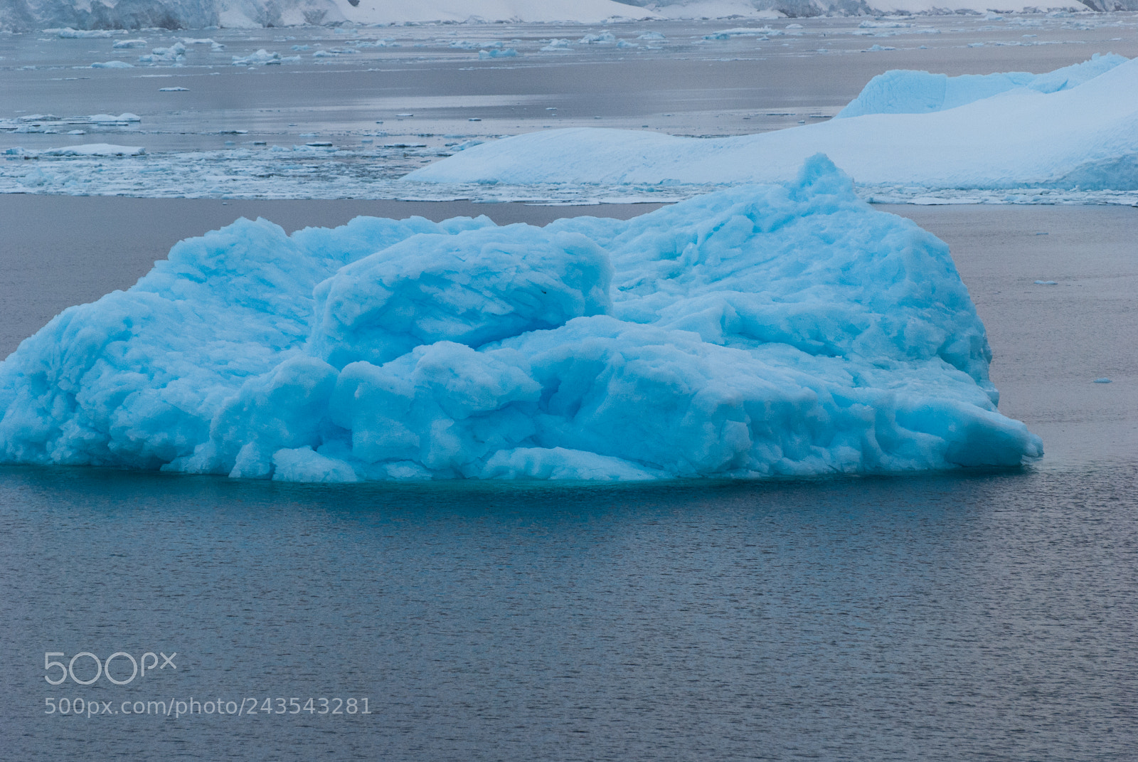 Nikon D40X sample photo. Blue ice growler, antarctica photography
