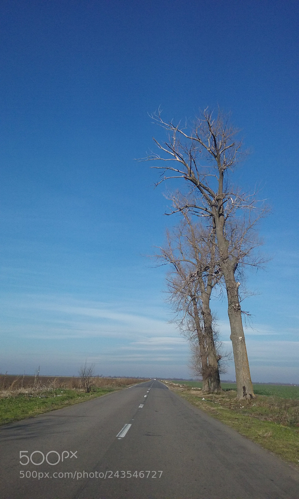 Samsung Galaxy Core Prime sample photo. Road-blue sky photography