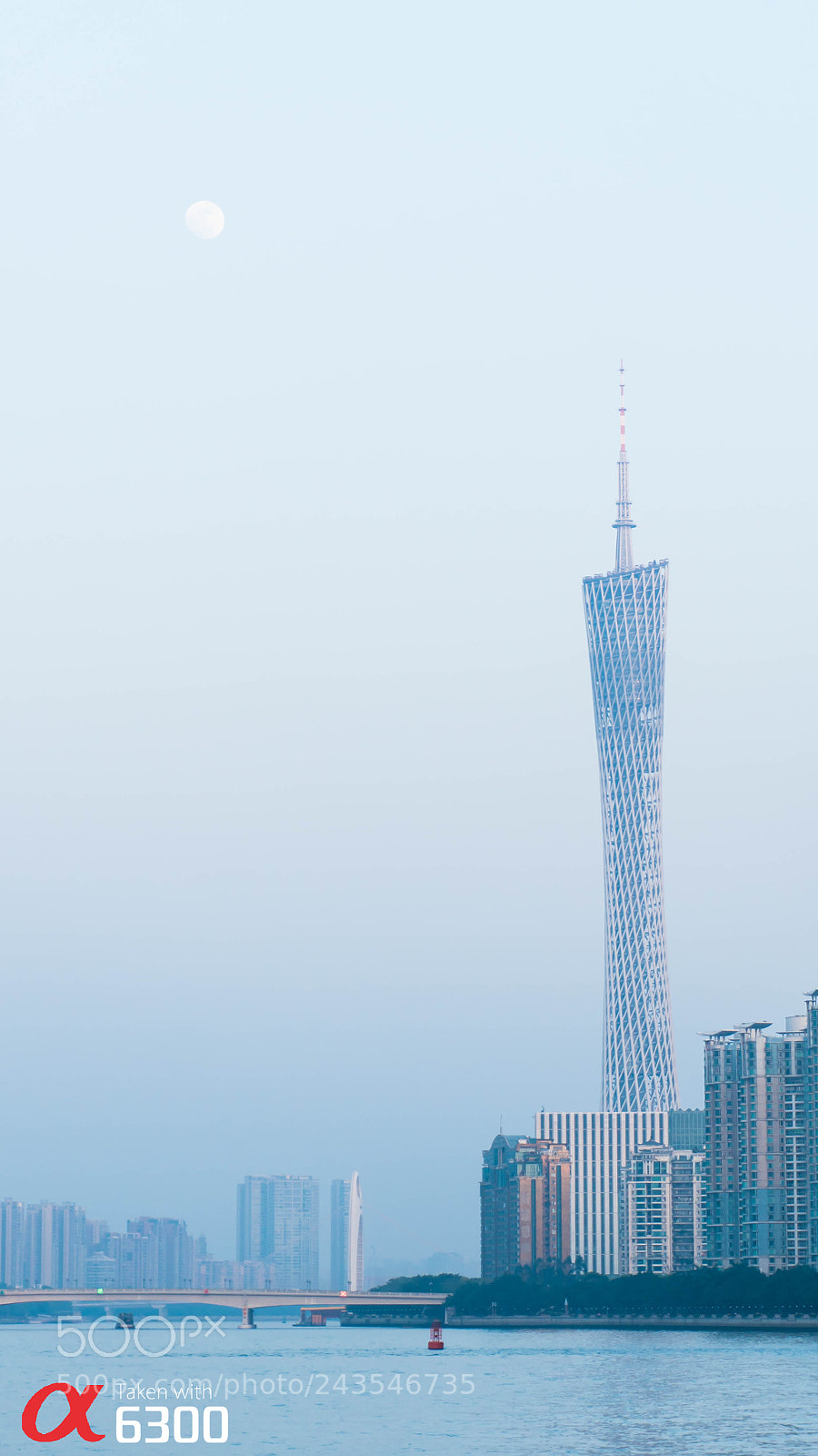 Sony a6300 sample photo. The guangzhou tower photography