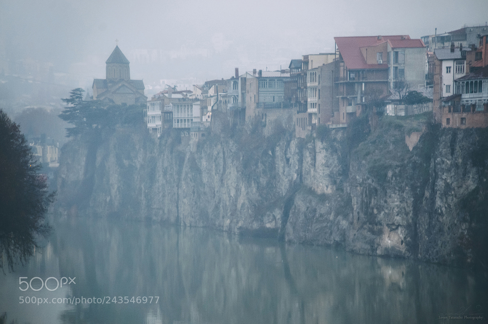 Nikon D300 sample photo. Tbilisi evening photography