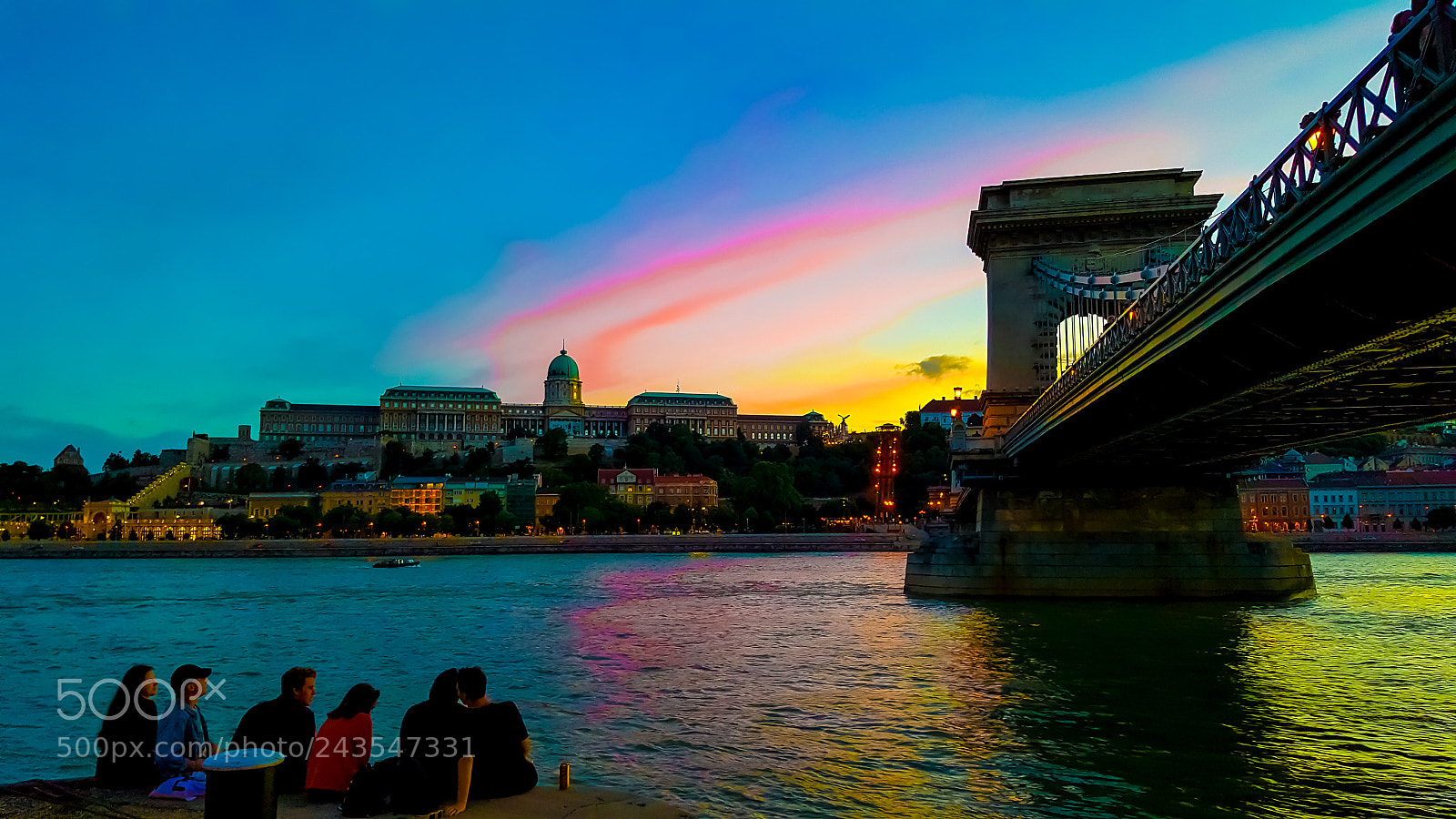 Samsung Galaxy S6 sample photo. Chain bridge in a photography