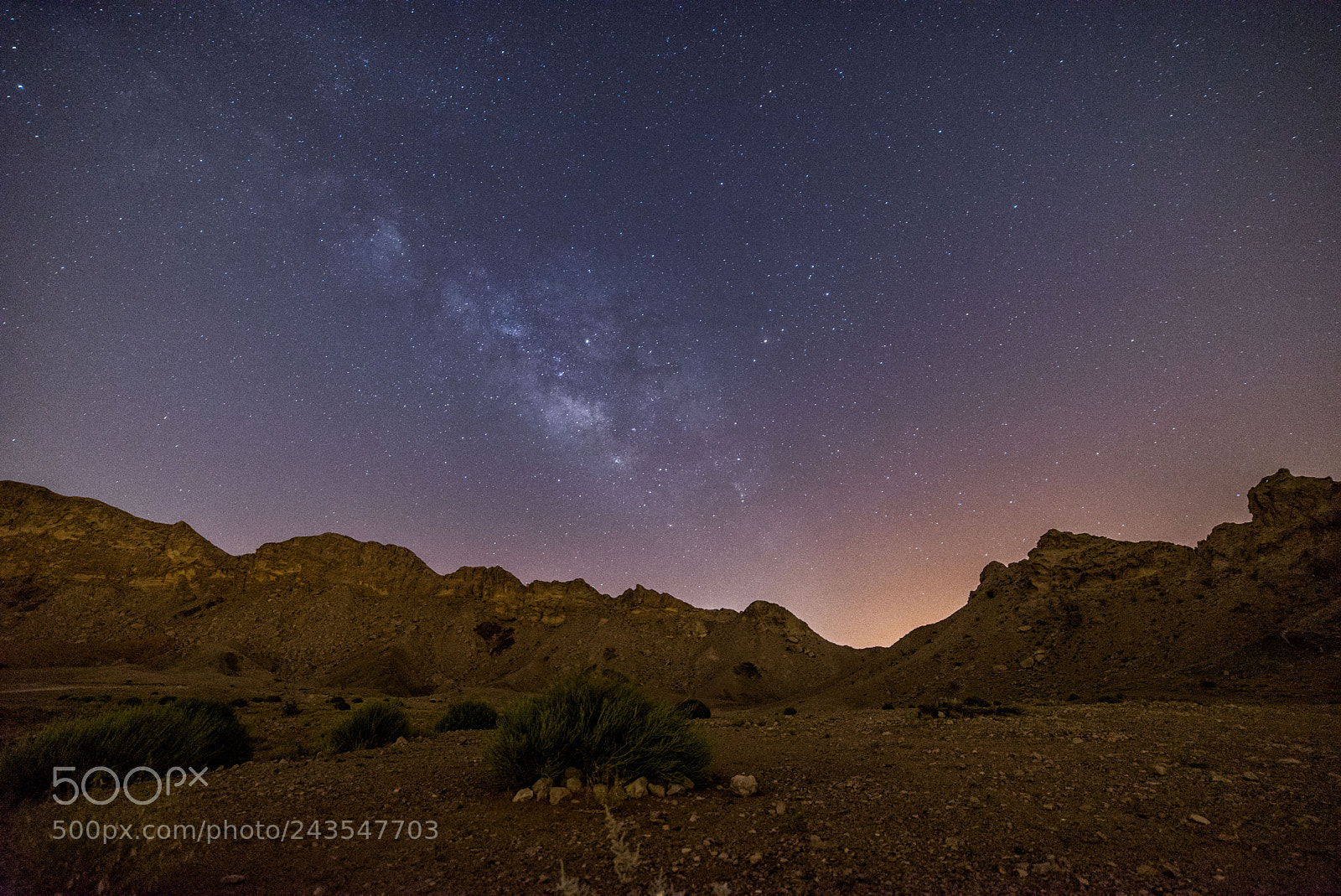 Nikon D610 sample photo. Milky way rising above photography
