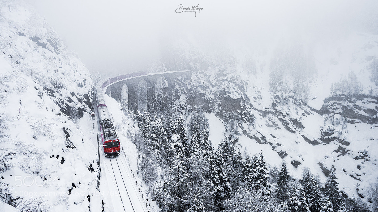 Nikon Df sample photo. The red train photography