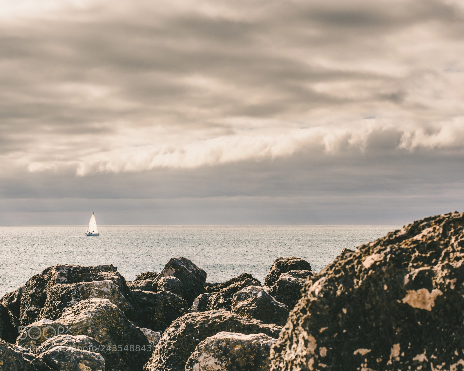 Nikon D7100 sample photo. Alone in the ocean photography
