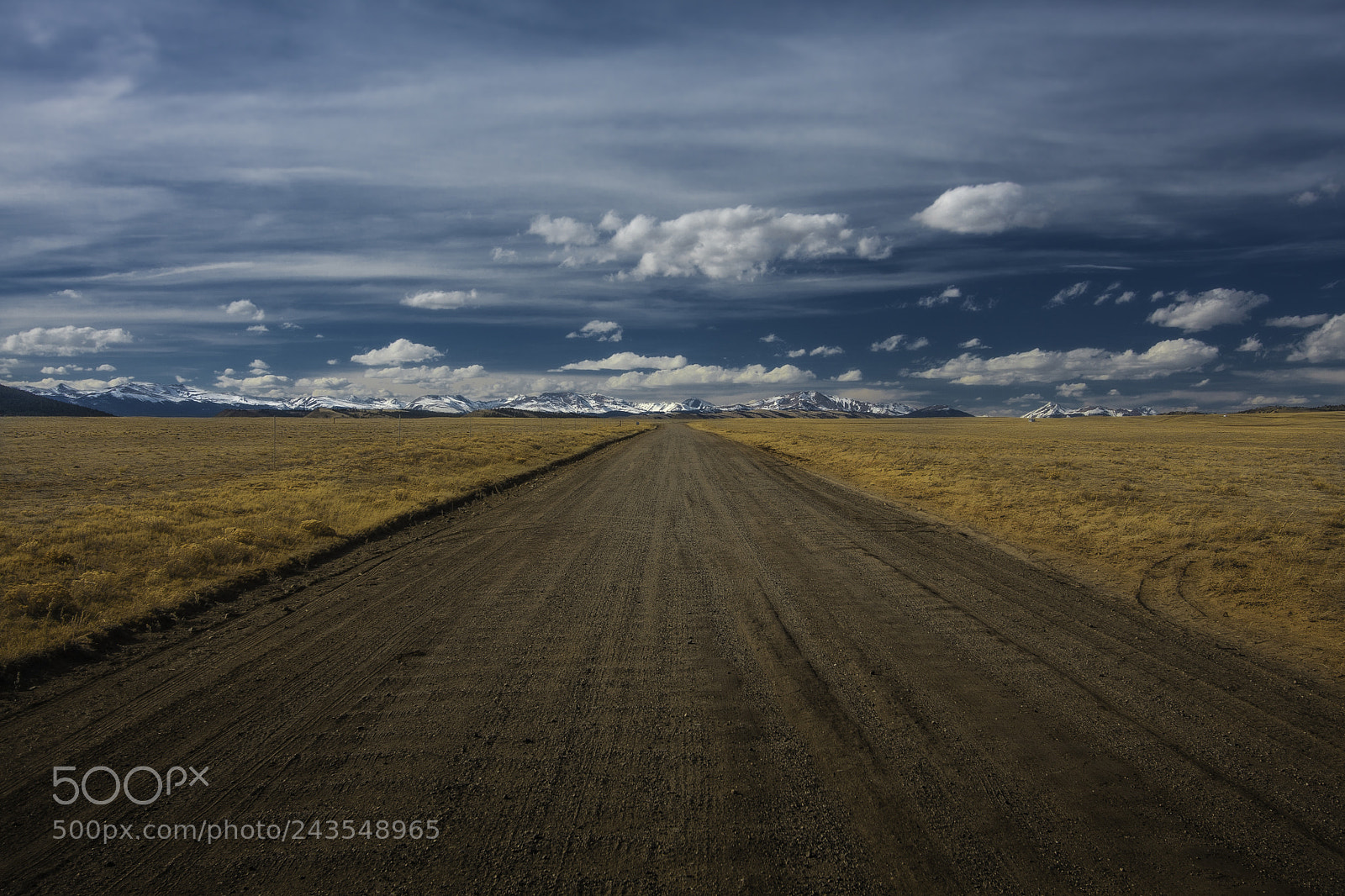 Canon EOS 40D sample photo. Colorado ranch road photography