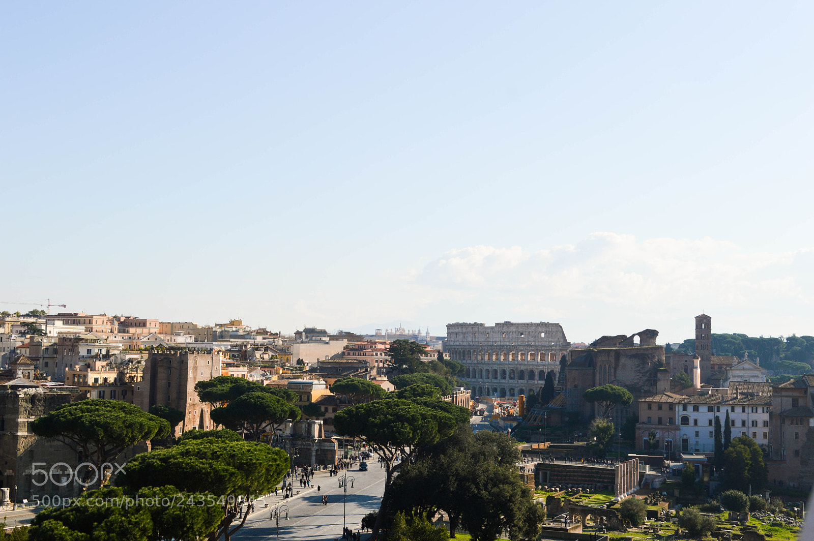 Nikon D3200 sample photo. Panorama romano photography