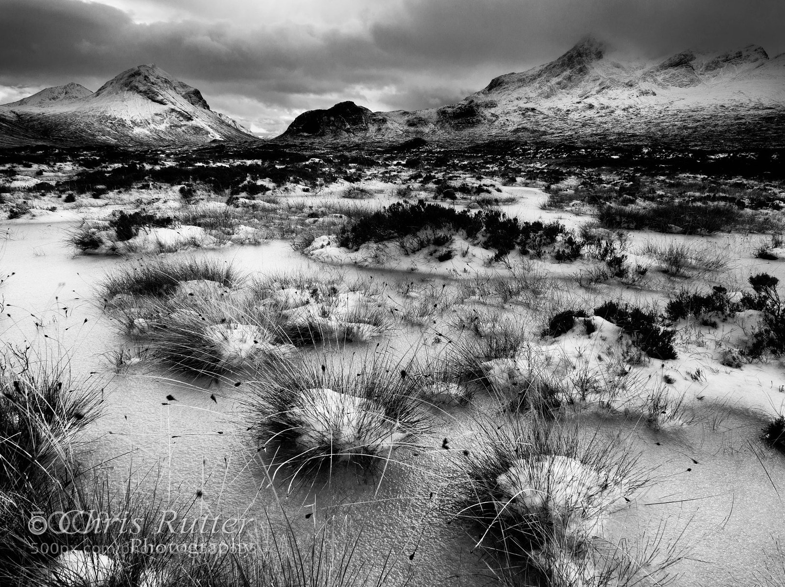 Nikon D800 sample photo. Ice and snow, sligachan photography