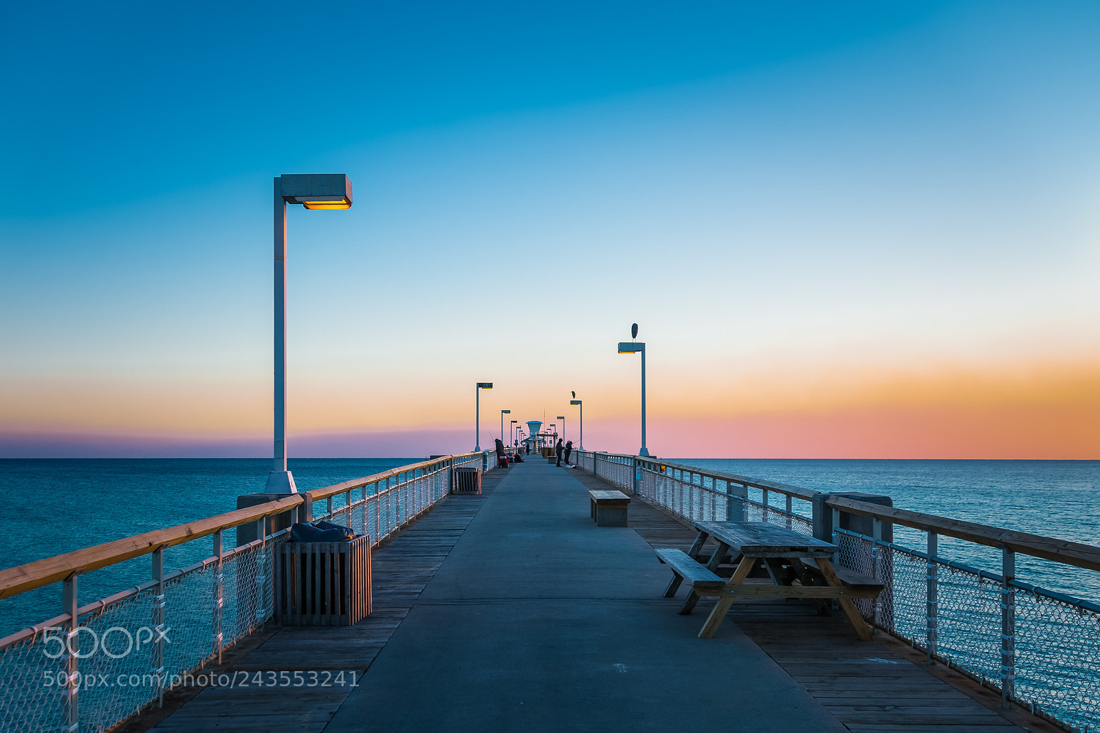 Nikon D7100 sample photo. Sunset at a pier photography