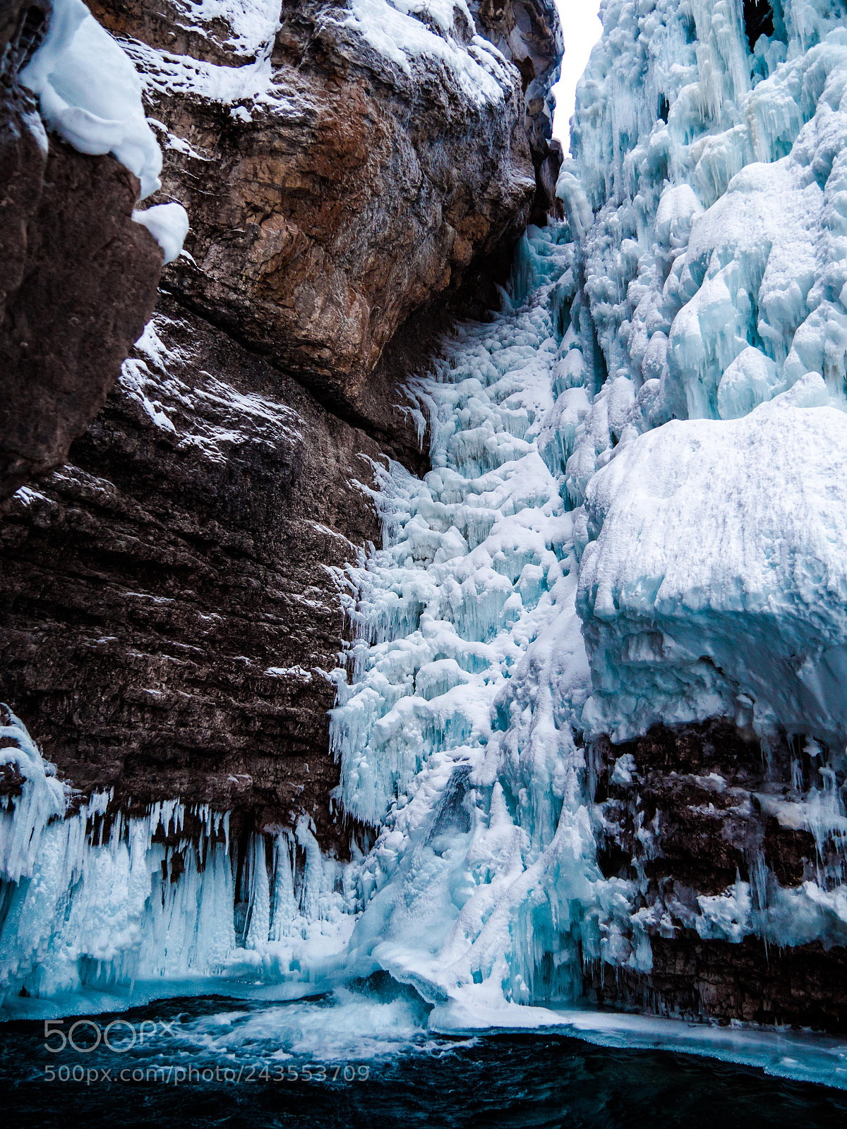 Panasonic Lumix DC-GH5 sample photo. Frozen falls photography