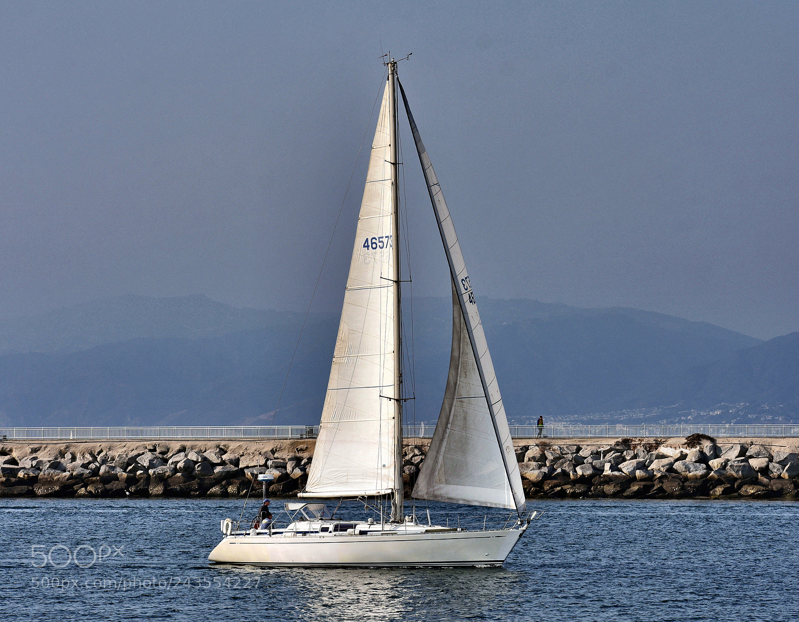 Nikon D7200 sample photo. Sailboat cruising marina channels photography