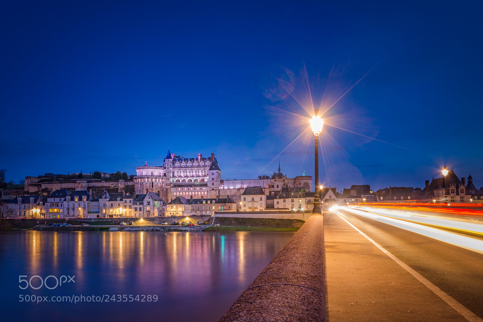 Nikon D610 sample photo. Amboise by night photography