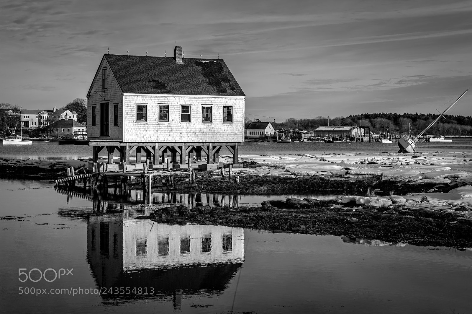 Pentax K-1 sample photo. Maine fishhouse photography