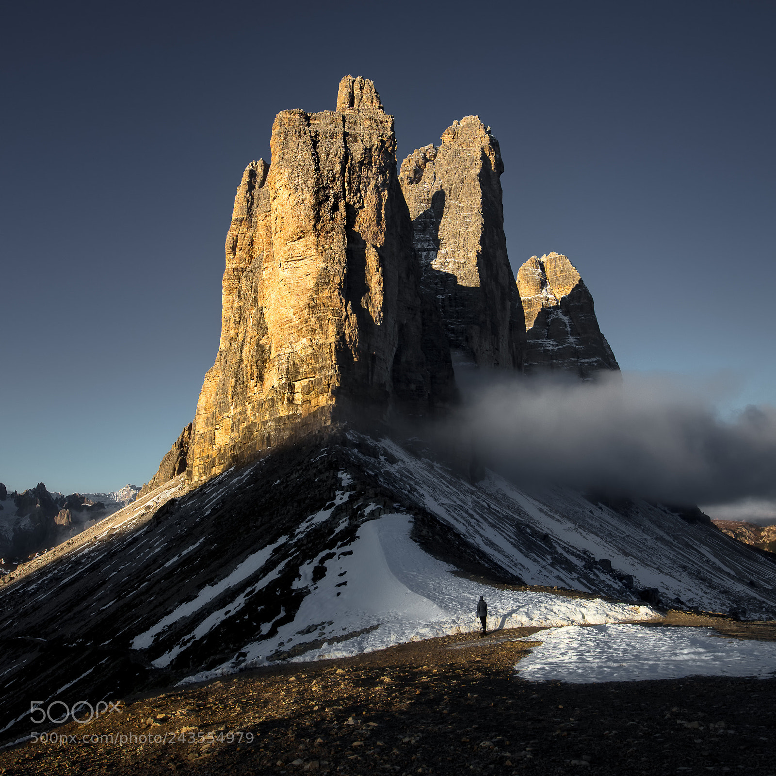 Canon EOS 5DS sample photo. Tre cime sunrise photography