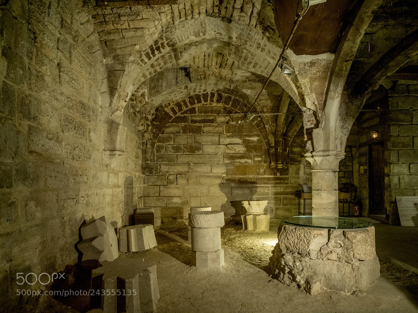 Olympus OM-D E-M1 Mark II sample photo. Medieval cellar 13th century photography