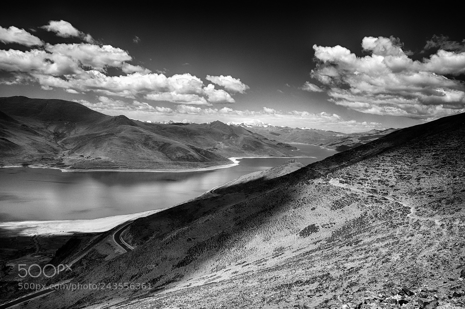 Nikon D90 sample photo. Tibet lac yamdrok photography