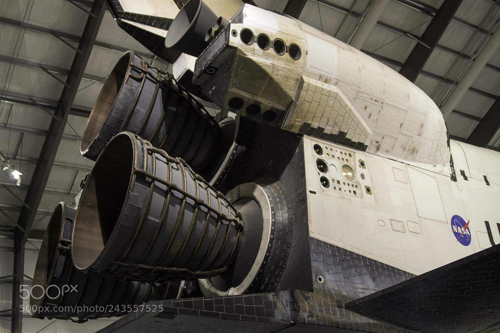 Nikon D3100 sample photo. Space shuttle endeavour, los photography