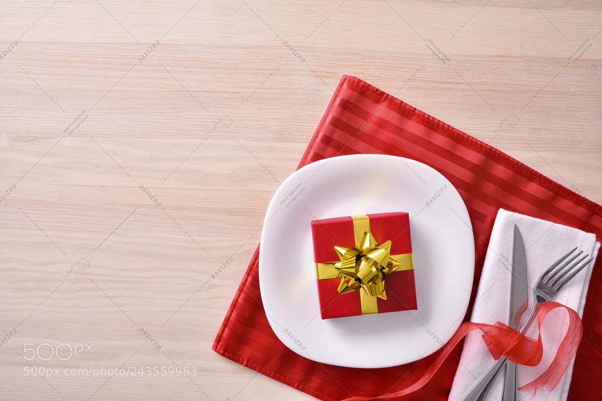 Nikon D810 sample photo. Red table decoration with photography