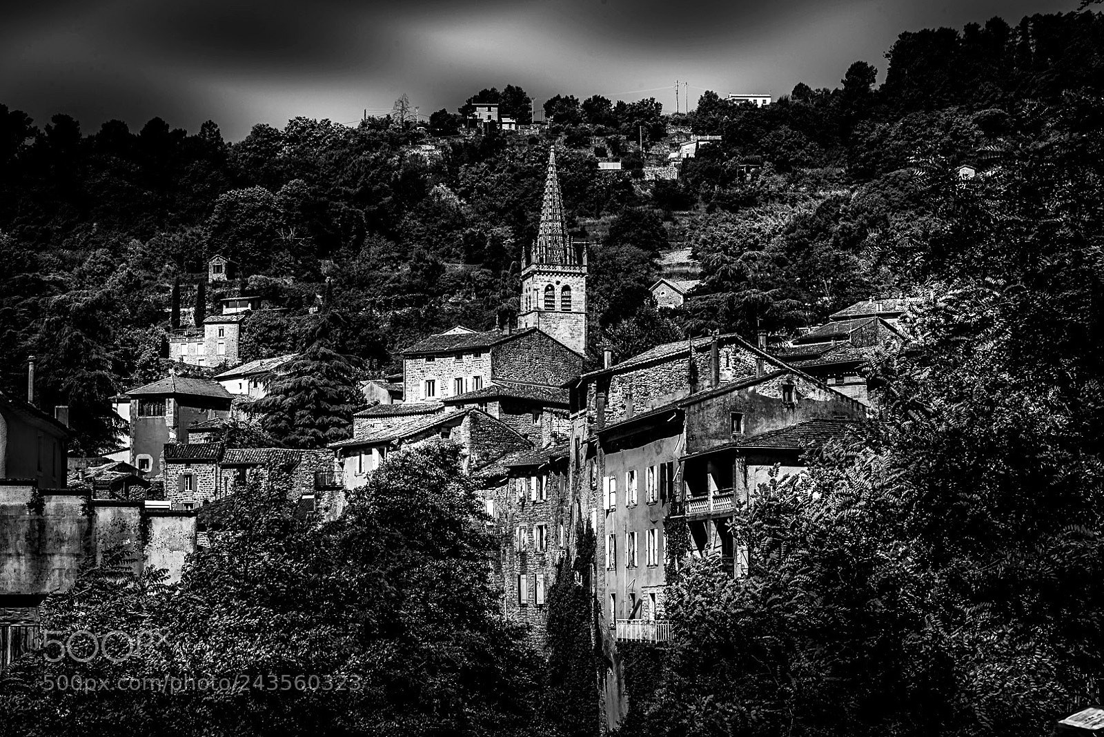 Nikon D610 sample photo. City in ardeche photography