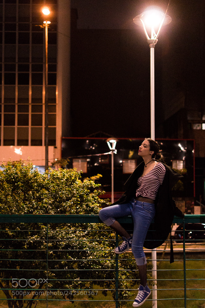 Nikon D3200 sample photo. City lights photography