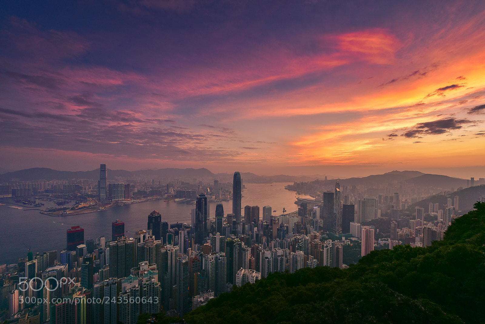 Nikon D810 sample photo. Morning hong kong. photography
