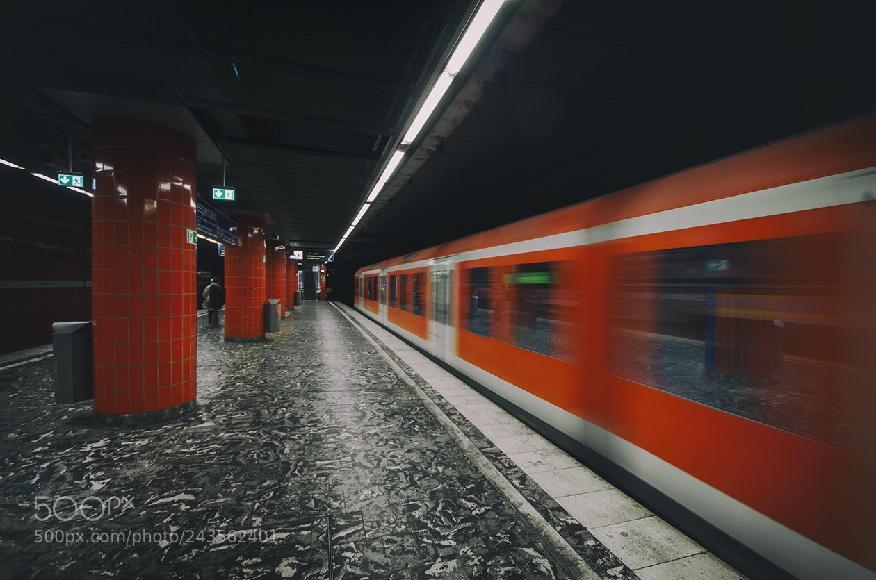 Pentax K-5 sample photo. Reeperbahn station photography