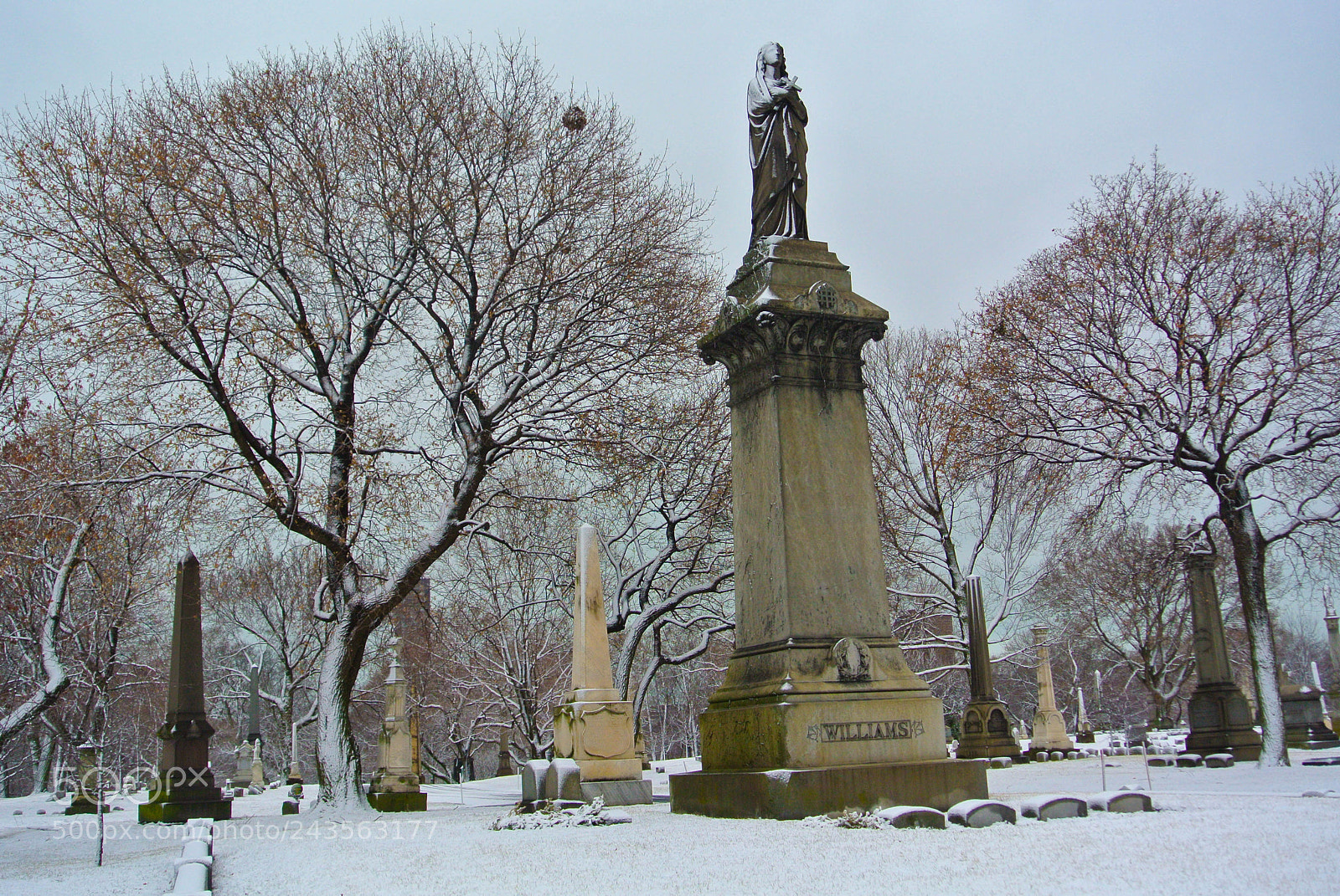 Nikon 1 V1 sample photo. Graceland cemetery after the photography