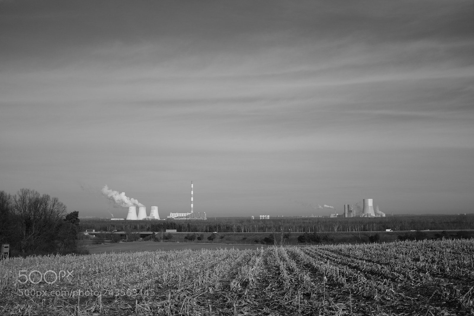 Fujifilm X100F sample photo. The same power station photography