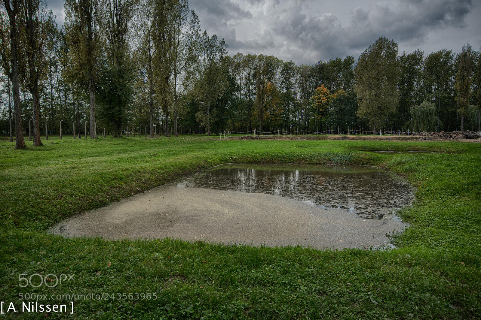Nikon D500 sample photo. Birkenau - ash pond photography