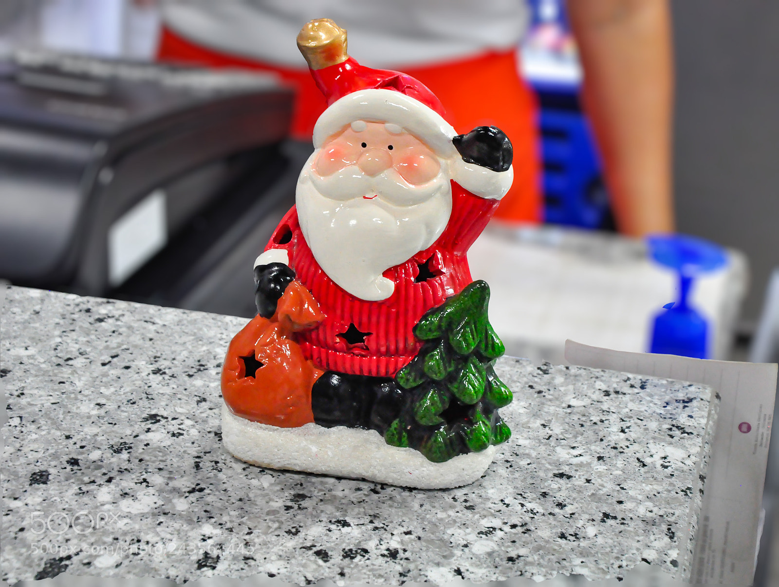 Nikon D90 sample photo. Christmas porcelain photography