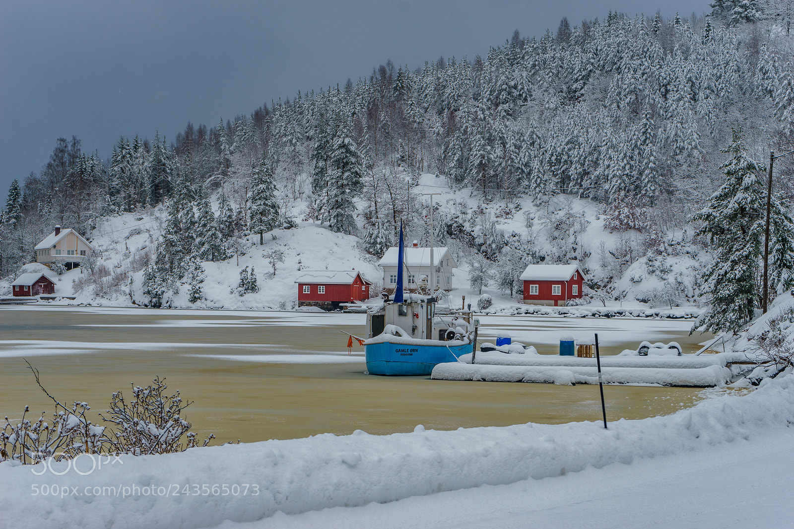 Sony a7 sample photo. Winter in norway photography