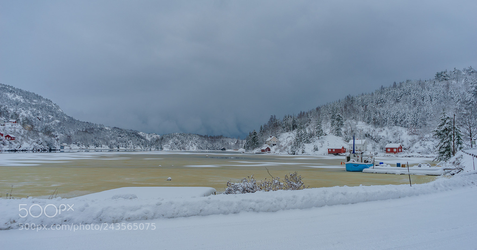 Sony a7 sample photo. Winter in norway photography