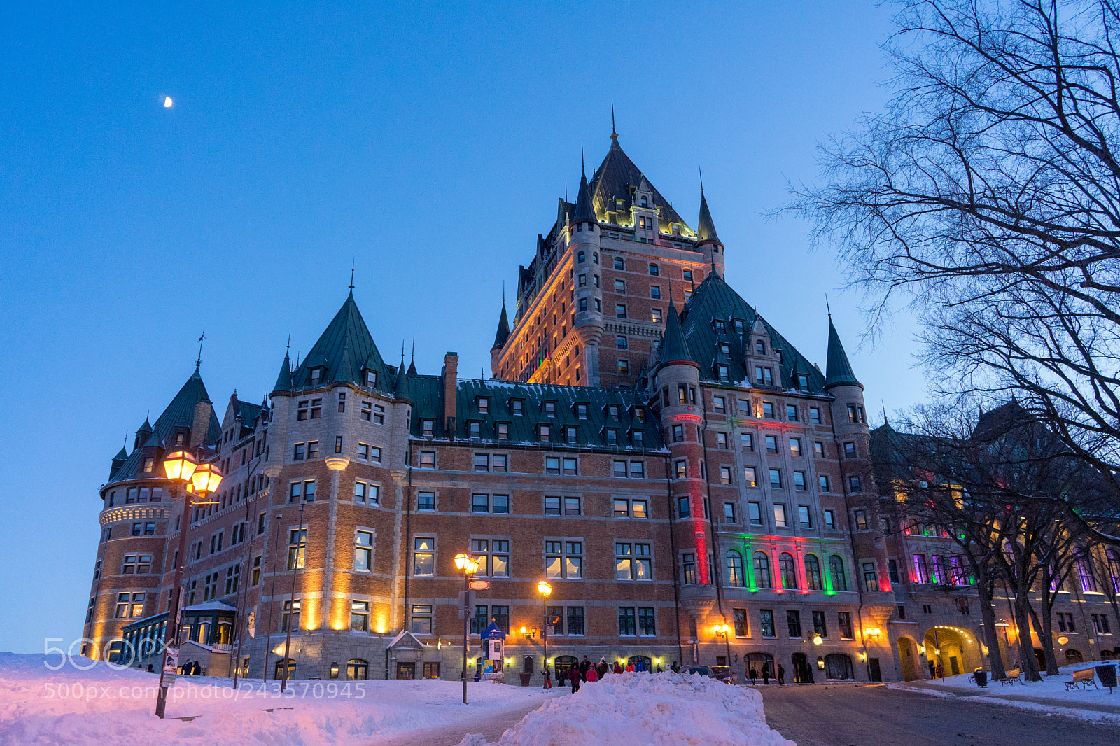 Sony a7 sample photo. Chateau frontenac - quebec photography