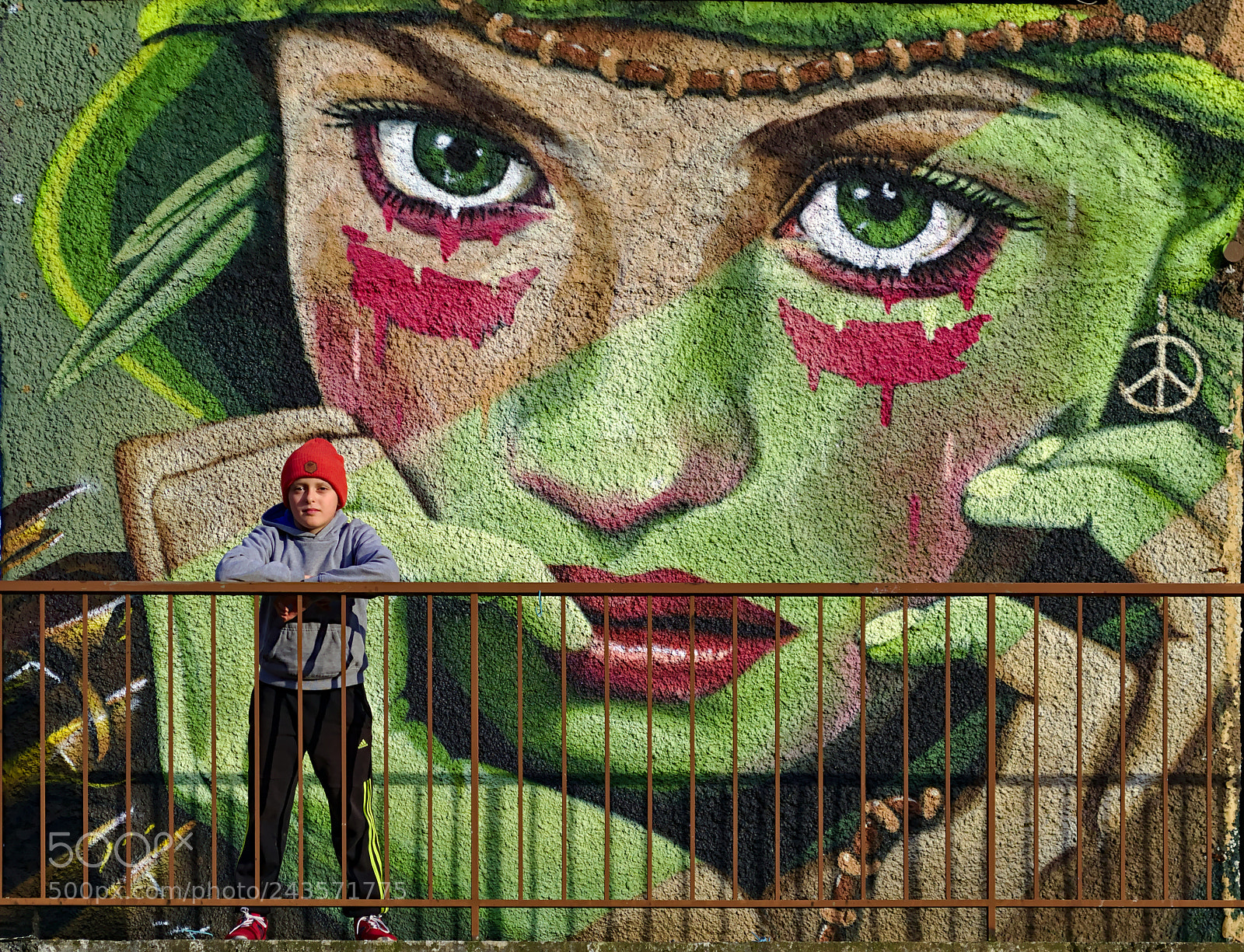Nikon D3100 sample photo. Theo in front of photography